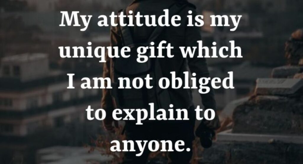 Savage and Bold Attitude Captions for Status
