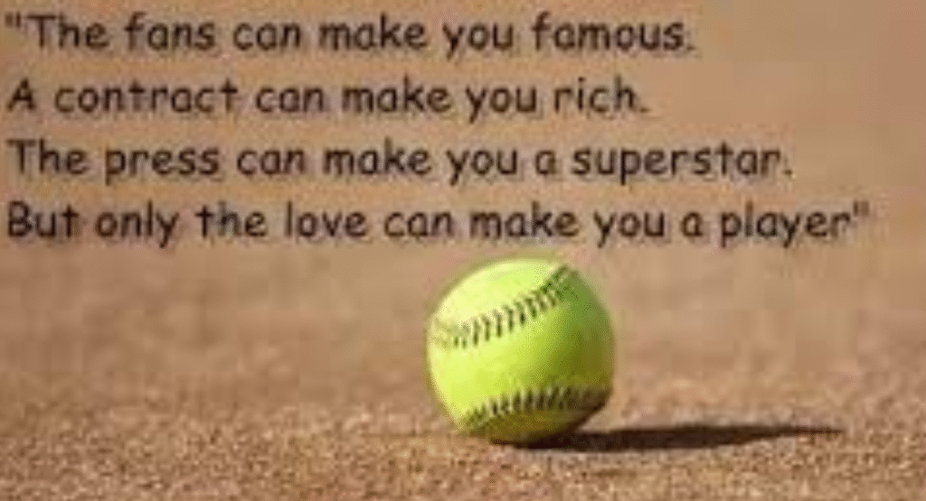 Softball Quotes for Fans Who Love the Game from the Stands
