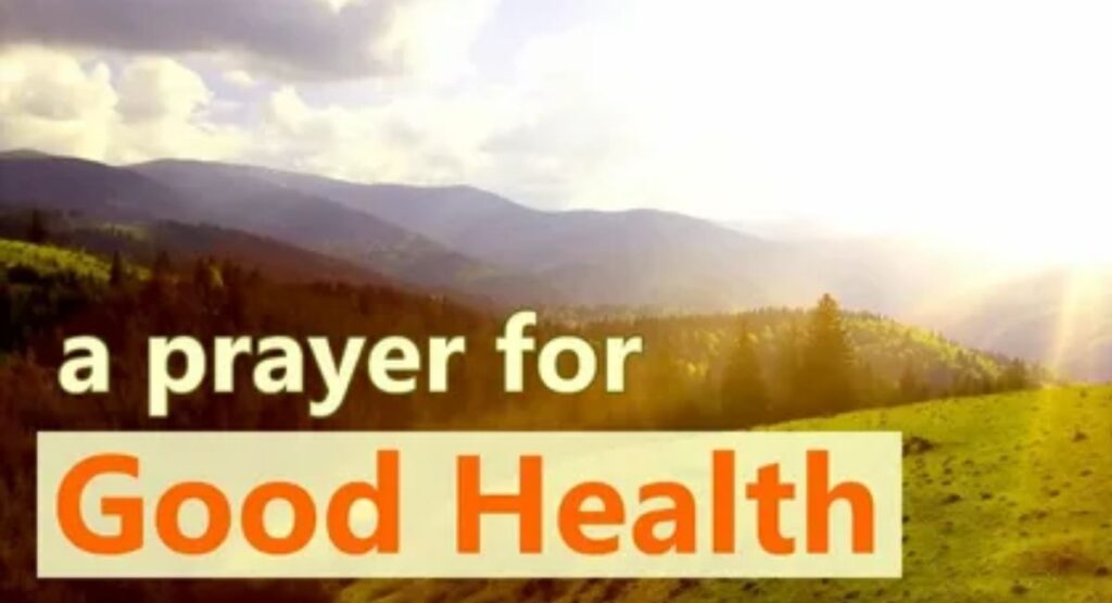 A Prayer for Health, Well-Being, and Peace