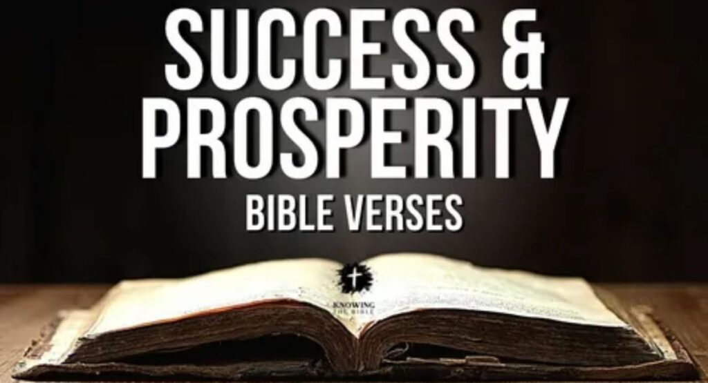Bible Verses For Business Success And Prosperity
