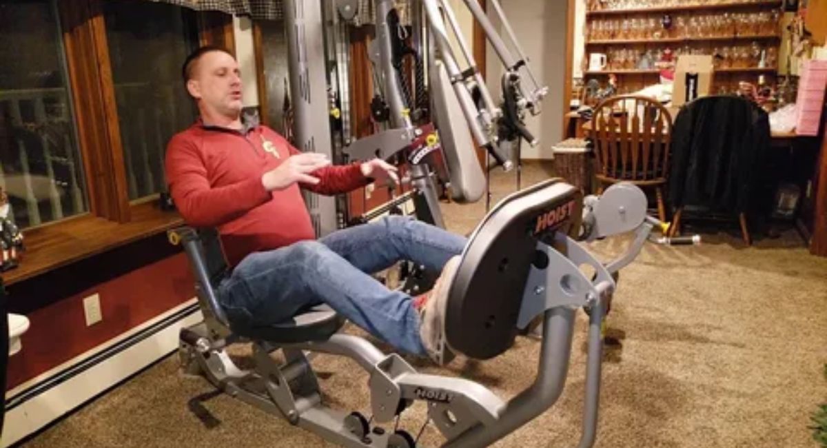 Home Gym With Leg Press