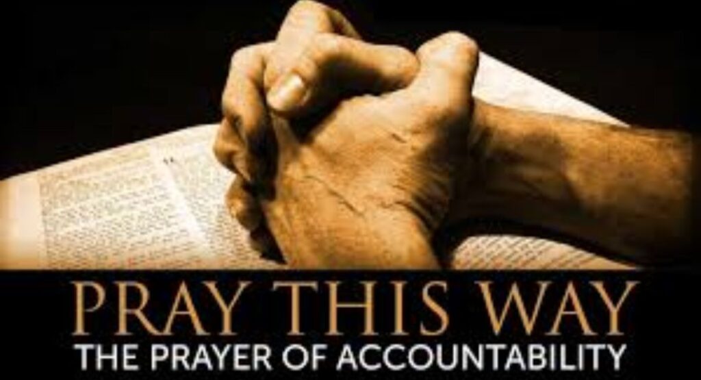 Prayer For Accountability