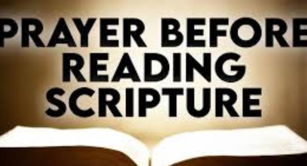 Prayer to the Holy Spirit Before Reading Scripture