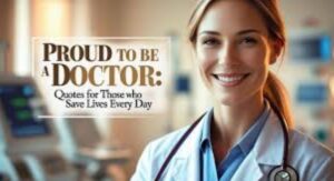 Proud To Be A Doctor Quotes