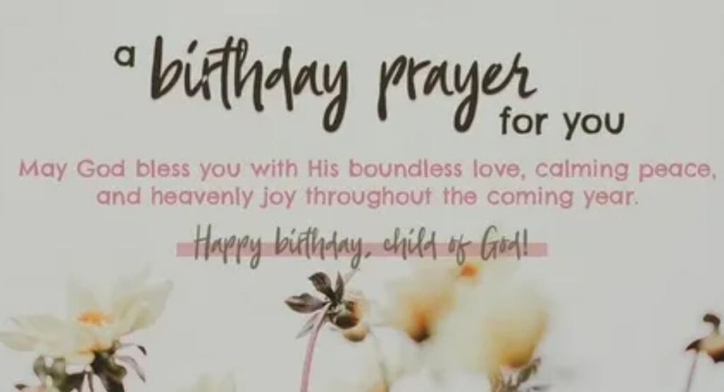 Birthday Prayers from Mother to Daughter