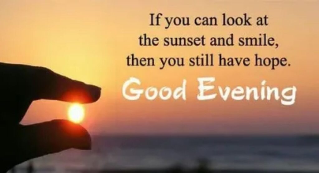 Emotional Good Evening Messages