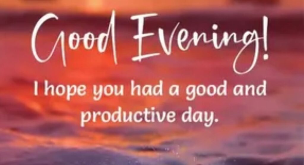 Good Evening Messages for Instagram & Social Media