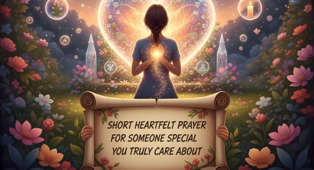 Short Heartfelt Prayer For Someone Special You Truly Care About