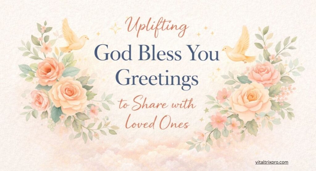 Uplifting God Bless You Greetings to Share with Loved Ones